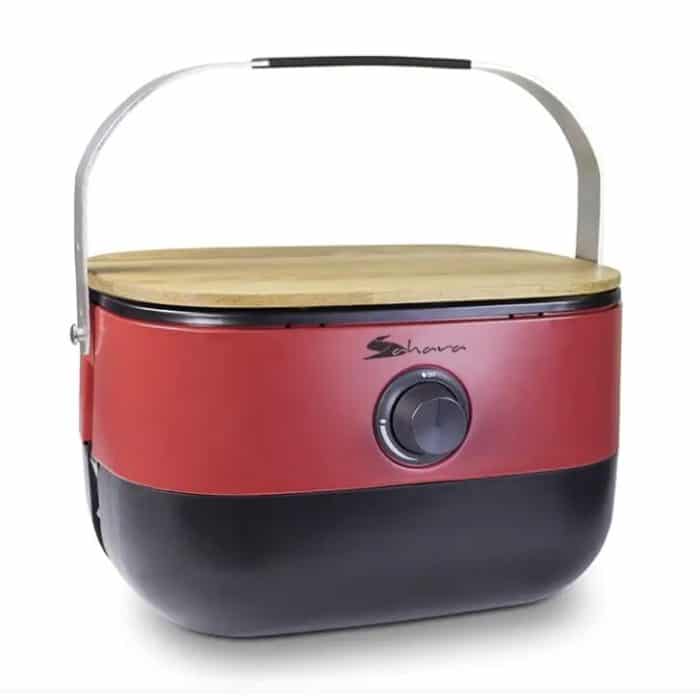 Gasolgrill Sahara Mini-BBQ, Röd