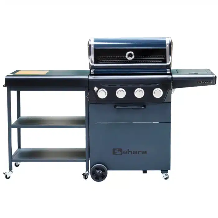 gasolgrill sahara x475 med sidovagn 4 plus 1 brannare