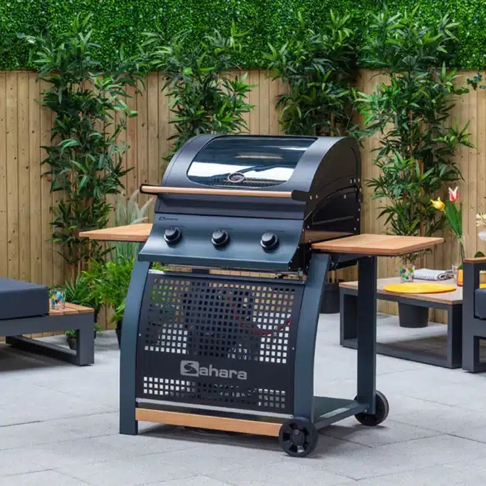 gasolgrill sahara s350 3 brannare pa terrass