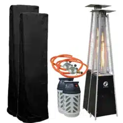 Paketpris Terrassvärmare Elegans Svart, Large