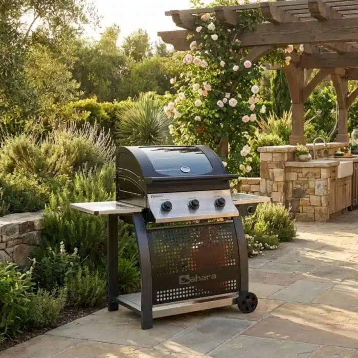 gasolgrill sahara s375 4 brannare pa terrass 2