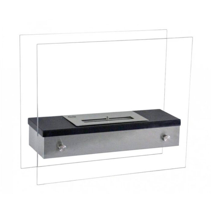 Etanolkamin Merton i stål/svart