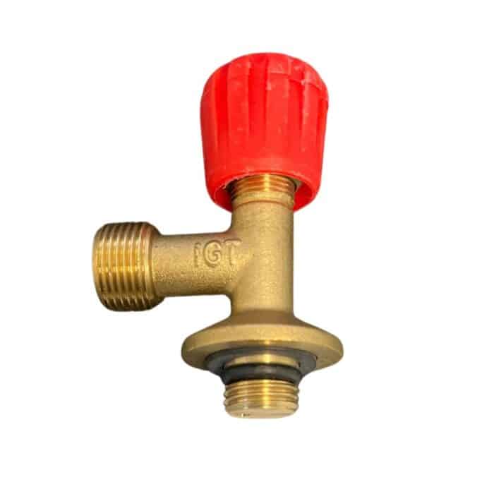 Anslutningsventil vinklad, M14x1.5 utv - G38V utv