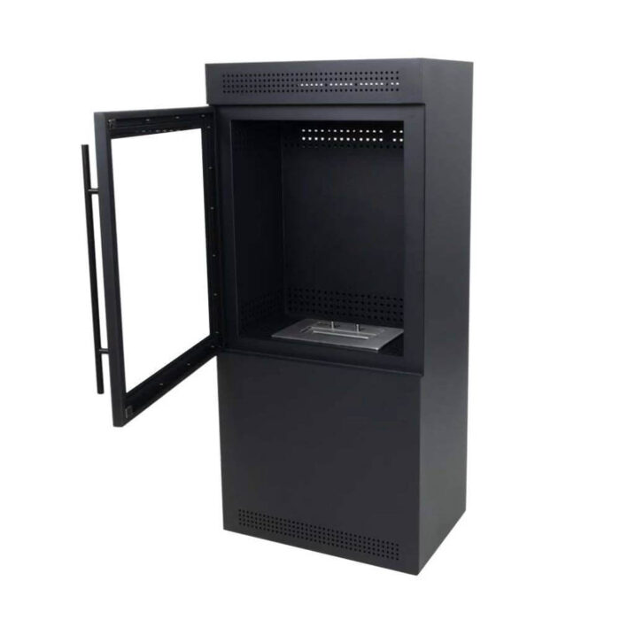 Etanolkamin Jackson svart öppen dörr