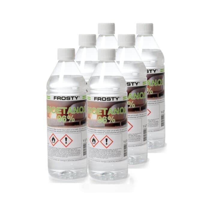 Spisbränsle Bioetanol 96% 6x1 L