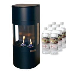 Värmepaket Etanolkamin Apartment 2, Svart
