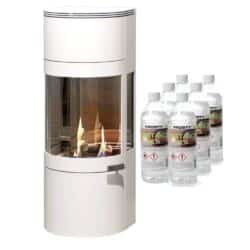 Värmepaket Etanolkamin Apartment 2, Vit