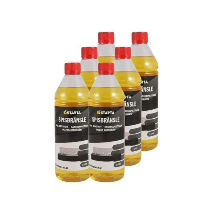 Spisbränsle Bioetanol Starta - 6x1L