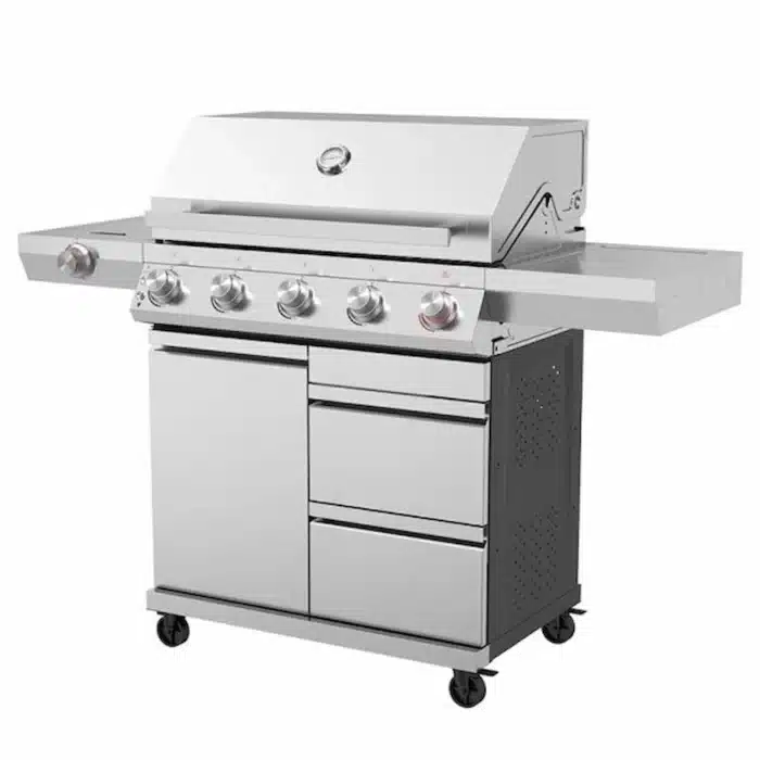 bluegaz-z501-gasolgrill-rostfri-från-sidan