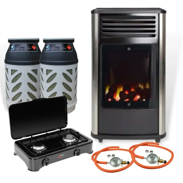 krispaket large gasolkamin manhattan och gasolkok parker svart