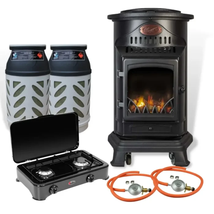 krispaket large gasolkamin provence och gasolkok parker svart
