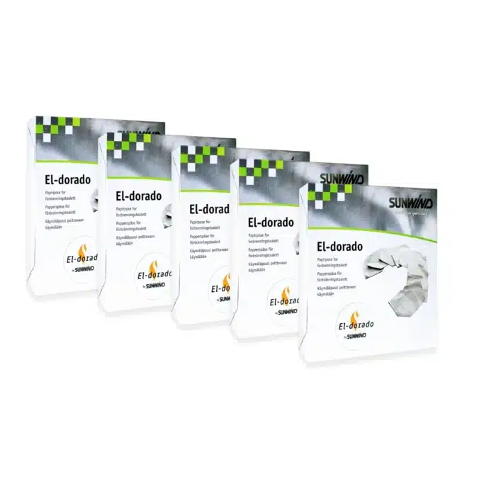 paketpris papperspasar till el dorado forbranningstoalett 500st forpackning 1