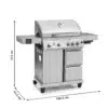 Landmann gasolgrill cool steel maxx 4.1 matt