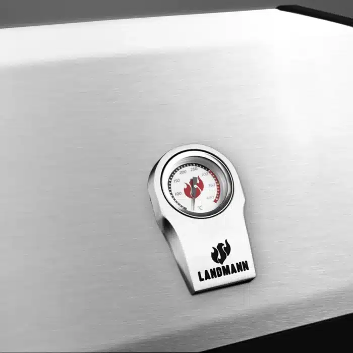 Landmann gasolgrill triton 4.1 rostritt stal termometer