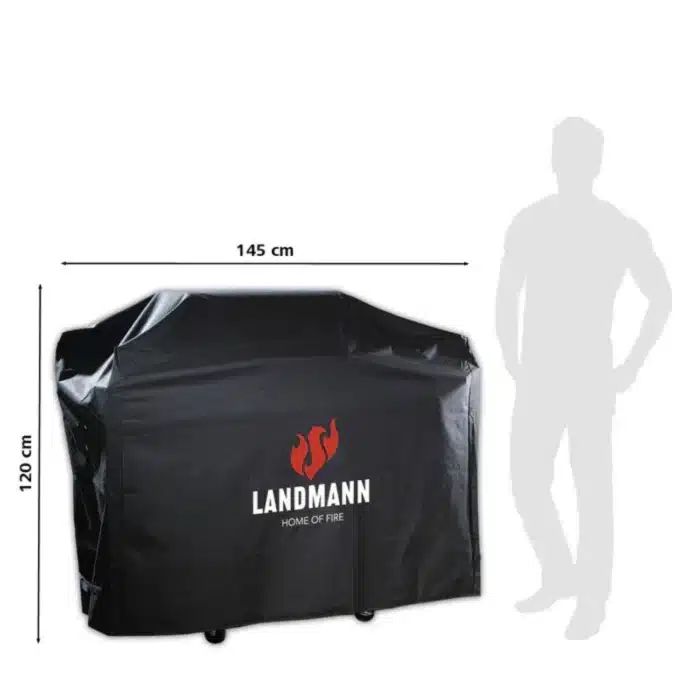 landmann skyddsoverdrag xl svart matt