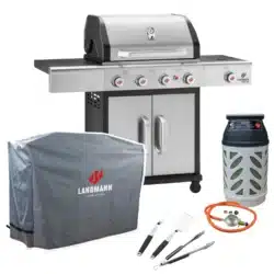 Paketpris Gasolgrill Landmann Triton 4.1 CooK
