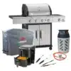 paketpris landmann gasolgril triton cook 4 1 rastfritt stal med airfryer