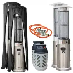 Paketpris Terrassvärmare Nova, Rostfri – Large