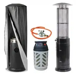 Paketpris Terrassvärmare Nova, Svart