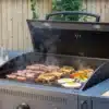 stekbord med mat gasolgrill sahara stekbordsgrill 3 brannare