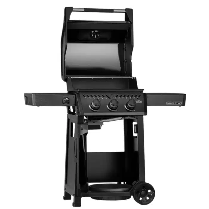 gasolgril napoleon freestyle 365d framsida med oppet lock