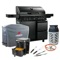 Paketpris Gasolgrill Landmann Cool Black 5.2 maxX