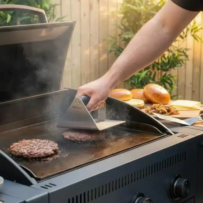 sahara smashed burger press miljobild