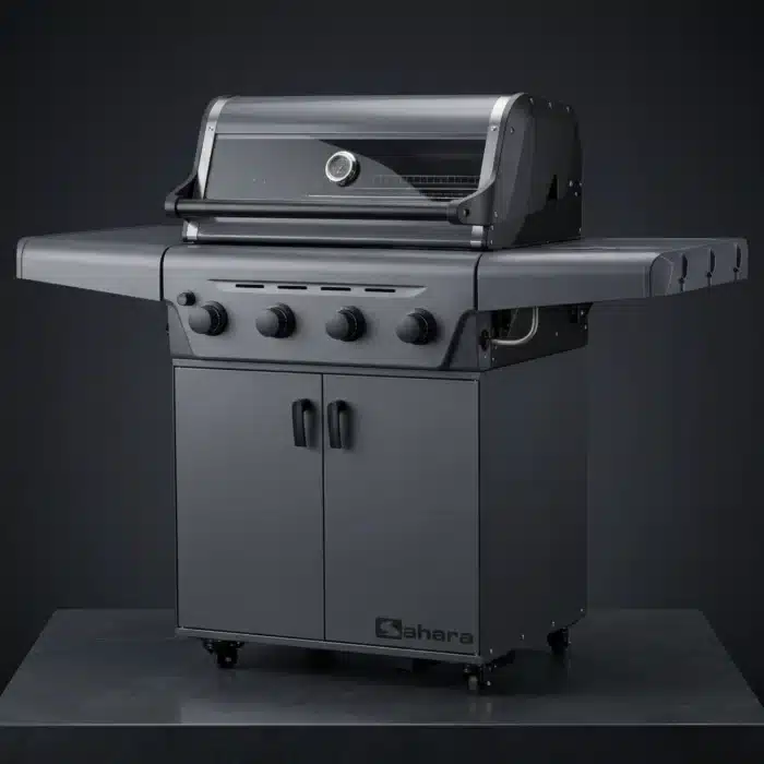 gasolgrill sahara x450S 4 plus 1 brannare fran sidan